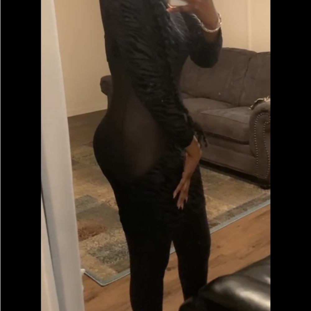 SHEIN Black Mini Dress